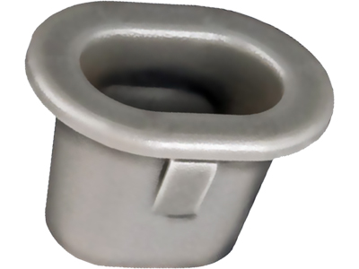 Grampo bucha moldura paralama kicks 14 cinza