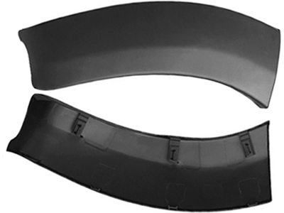 Moldura parachoque hilux 12 15 de preto