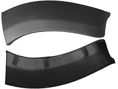 Moldura Parachoque Hilux 12/15 DD (Preto)