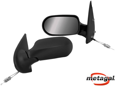 Retrovisor Ext Palio/Strada 01/03 2P LE c/c (Preto)