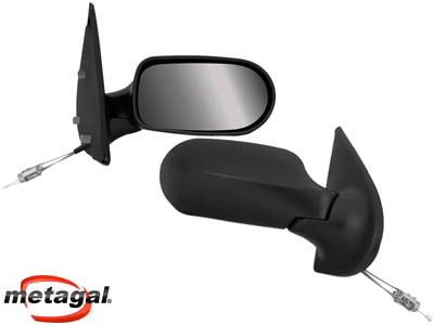 Retrovisor Ext Palio/Strada 01/03 2P LD c/c (Preto)