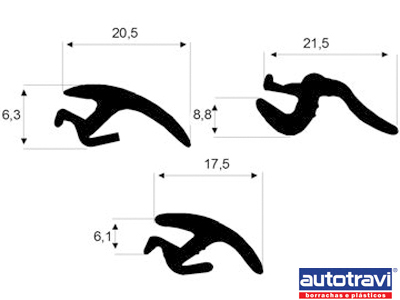 Borracha vigia corsa sedan 96 02 e classic 03 60860991 df91 424d a59e 44e63c05b419