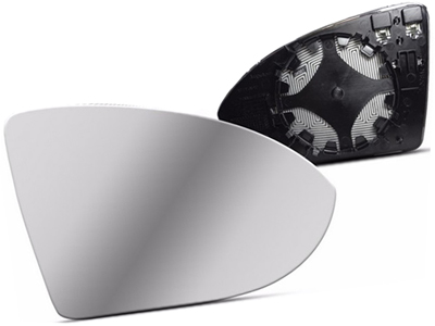 Lente retrovisor ext golf 14 ld