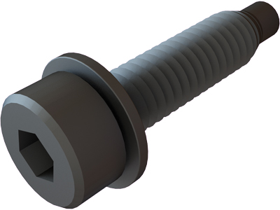 Parafuso Revestimento Porta/Console/Guarnições (M6x24mm)