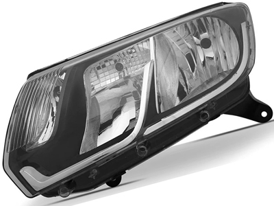 Farol logan 14 e sandero 15 le friso cromado