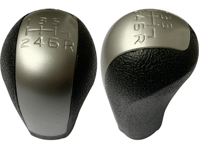 Bola cambio s 10 12 6 marchas preta c tampa prata