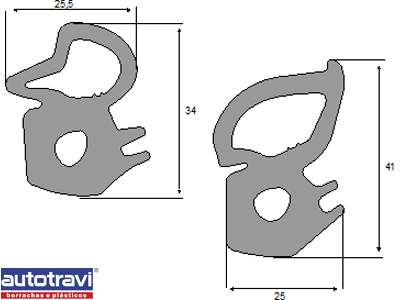 Borracha Tampa Traseira Sprinter /11 (Teto Alto)