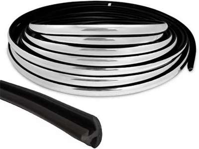 Friso Parachoque Chevette/Kadett/Monza Encaixado Cromado