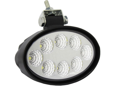 Farol Auxiliar Universal Milha Oval (8 Leds, 24W)