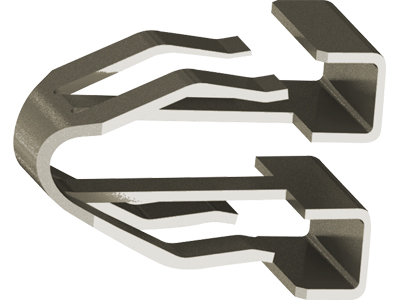 Grampo metal soleiras console c3 c4 aircros 206 306 307 406