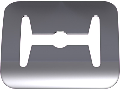 Grampo Metal Moldura Paralama Palio/Strada/Fiorino/Doblo/Uno