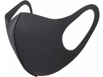 Mascara corona virus covid 19 corte laser preta