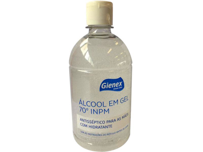 Álcool em Gel 70% Uso Geral C/Hidratante (400 Gramas)