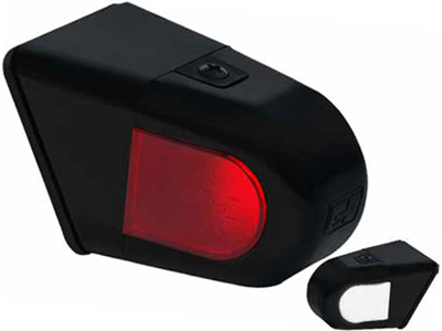 Lanterna teto mbb 90 vermelha cristal externa