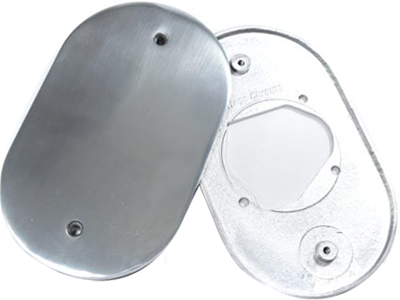 Base Carburador 460 CHT Cromada P/Filtro Esportivo