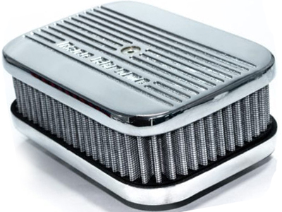 Filtro Ar Esportivo VW Refrigerado Ar Cromado/Branco (52mm)