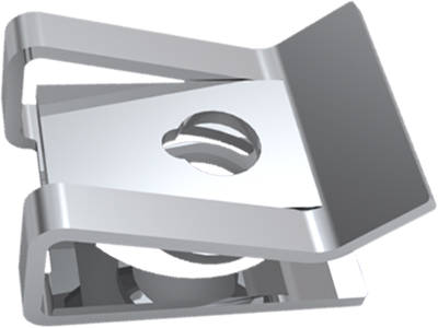 Grampo porca rapida parachoque farol duster 4 2x9 5x13mm