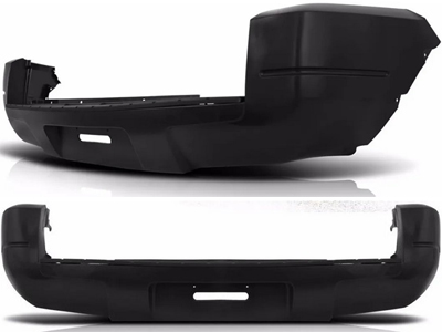 Parachoque traseiro ecosport 03 07 preto liso