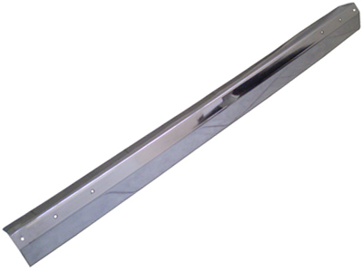 Parachoque traseiro gol 86 cromado s furo