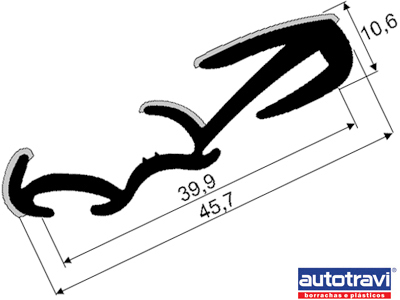 Canaleta gol parati saveiro 97 4p de 1 peca 7ff2d755 1fe4 49fa ac67 61f329b3c2b9