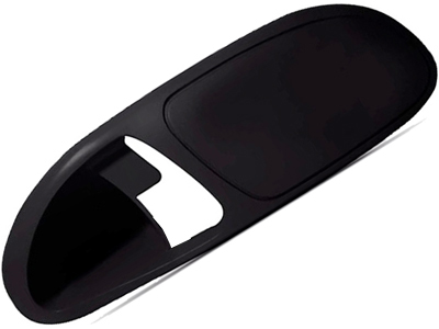 Moldura macaneta interna gol 95 04 td preto g2 g3 s furo