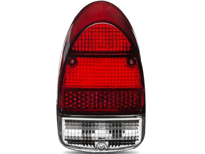 Lente Lanterna Fusca 1300L/1500 Bicolor Tras. (Acrílica)