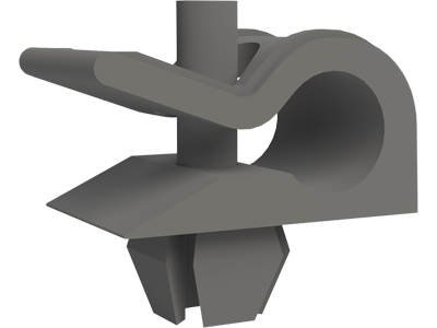 Grampo haste capo clio kangoo logan sandero