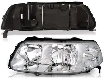 Farol gol 00 04 le foco duplo mascara cromada 28d02395 862e 4025 8fdd d58b8ee26c24