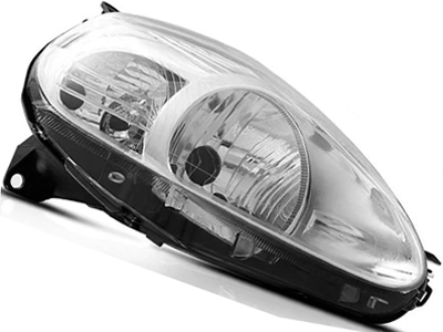 Farol Punto /12 LD (Máscara Cromada - Plug Redondo)