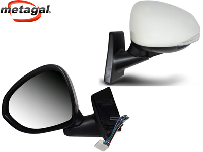 Retrovisor Ext Idea 14/ LE c/c (Elétrico, Primer, C/Seta)