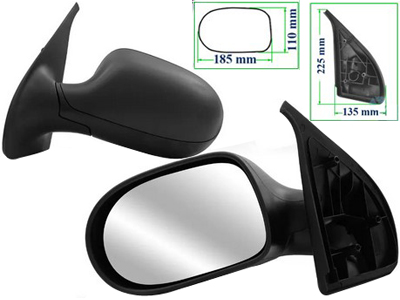 Retrovisor ext palio 11 2p le fixo preto base reta 659efd15 88a9 4020 81c0 9ff2dd9b9530