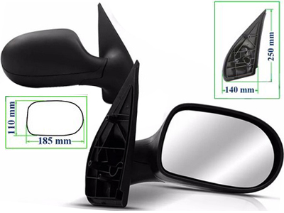 Retrovisor ext palio 11 4p ld fixo preto base reta 3ec973c2 14b2 40e6 a4f3 4b5cf2ff0ec9