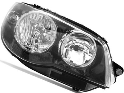 Farol Palio 04/ LD (Máscara Negra - Defletor Cromado)