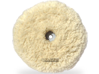 Boina Polimento Face Dupla Normal 8" Branca (Lã Carneiro)