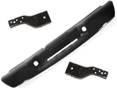 Parachoque Traseiro S-10 01/11 (Preto - Completo)