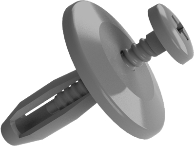 Grampo revestimento teto volvo scania preto