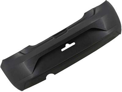 Parachoque Traseiro Gol 16/ (Preto Liso - S/Refletor)