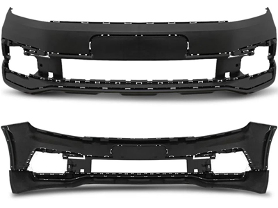 Parachoque dianteiro saveiro cross 17 preto liso