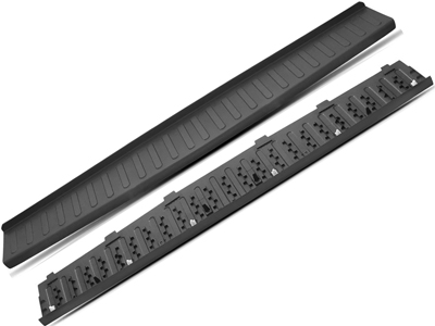 Parachoque traseiro montana 11 pisante preto