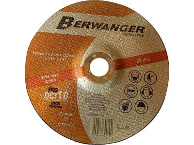 Disco corte berwanger dci10 pro 7 180mm x 1 6mm x 22 2mm
