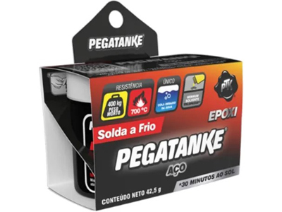 Super Cola Tudo Epoxi Pegatanke Aço (42,5 Gramas)