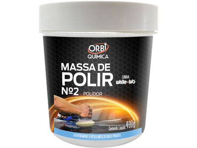 Massa Polir Número 2 Orbi Química (400 Gramas)