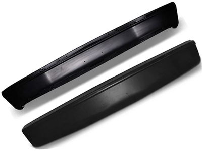 Parachoque dianteiro f 1000 97 98 preto s furo