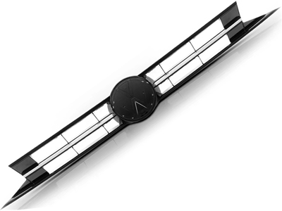 Grade Polo/Virtus 17/22 (Black Piano - Friso Cromado)