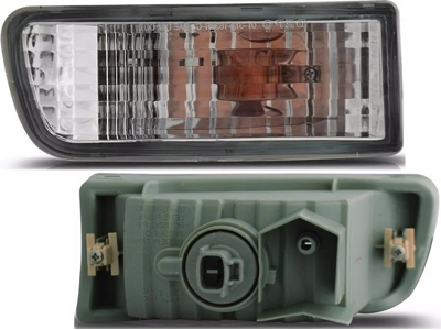 Lanterna parachoque hilux sw4 99 02 cristal de