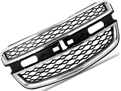 Grade s 10 12 16 preta friso cromado