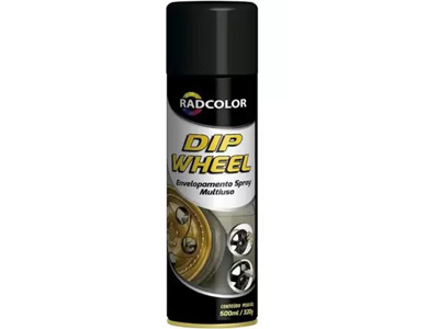 Spray Dip Wheel Envelopamento Preto (500 Ml - 320 Gramas)