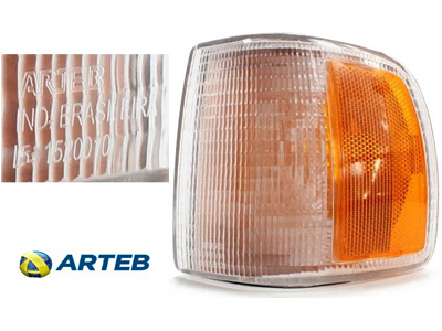 Lanterna gol 91 94 cristal de arteb olho ambar