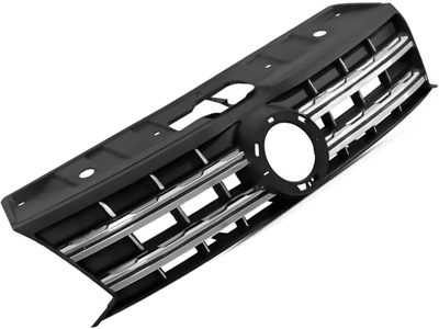 Grade amarok 17 preta friso cromado