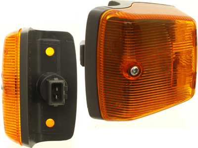 Lanterna lateral mbb atego le ambar estribo c soquete